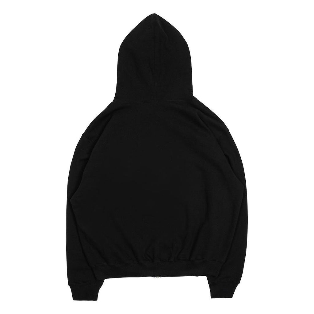 TCM at hooded zip-up