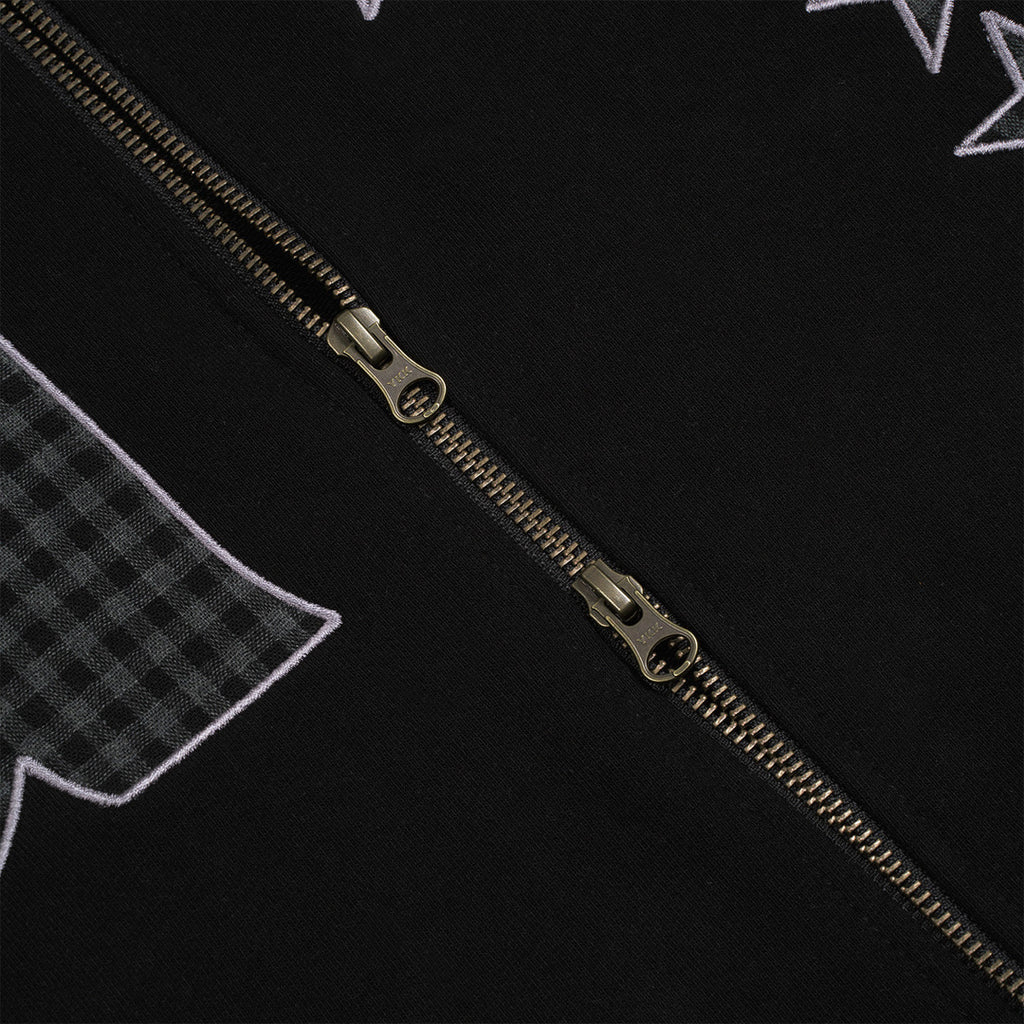 TCM at hooded zip-up