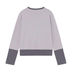 TCM color block line long sleeve