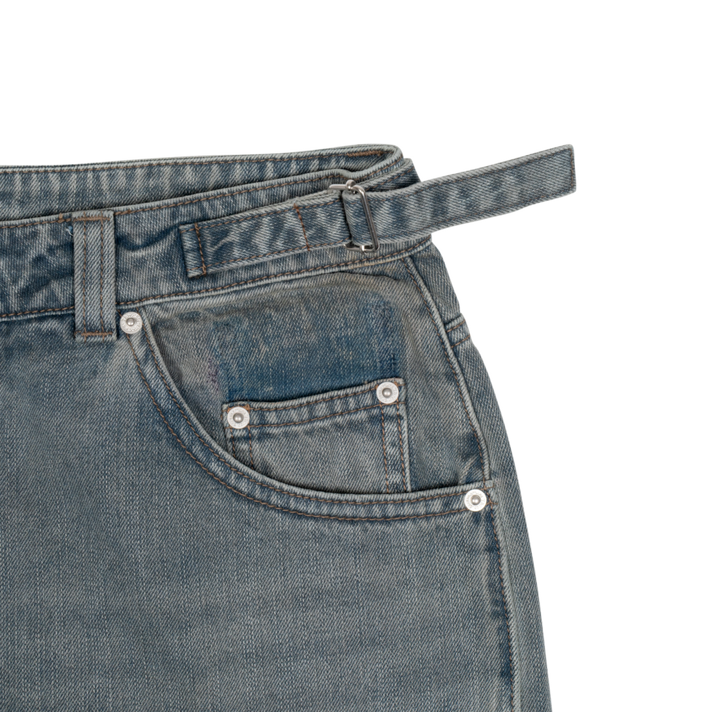 TCM washed denim pants