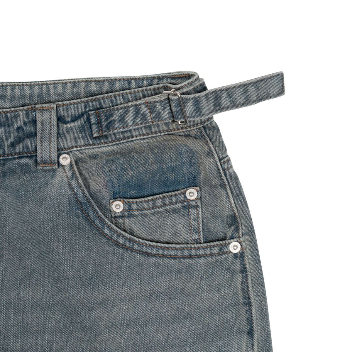 TCM washed denim pants