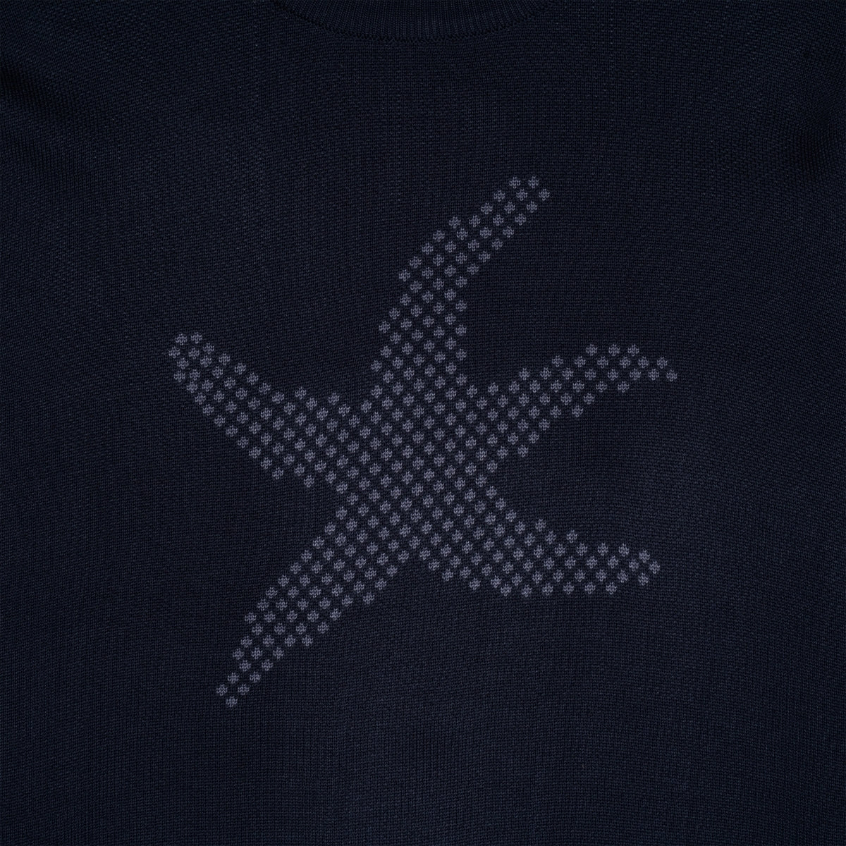 TCM starfish logo knit