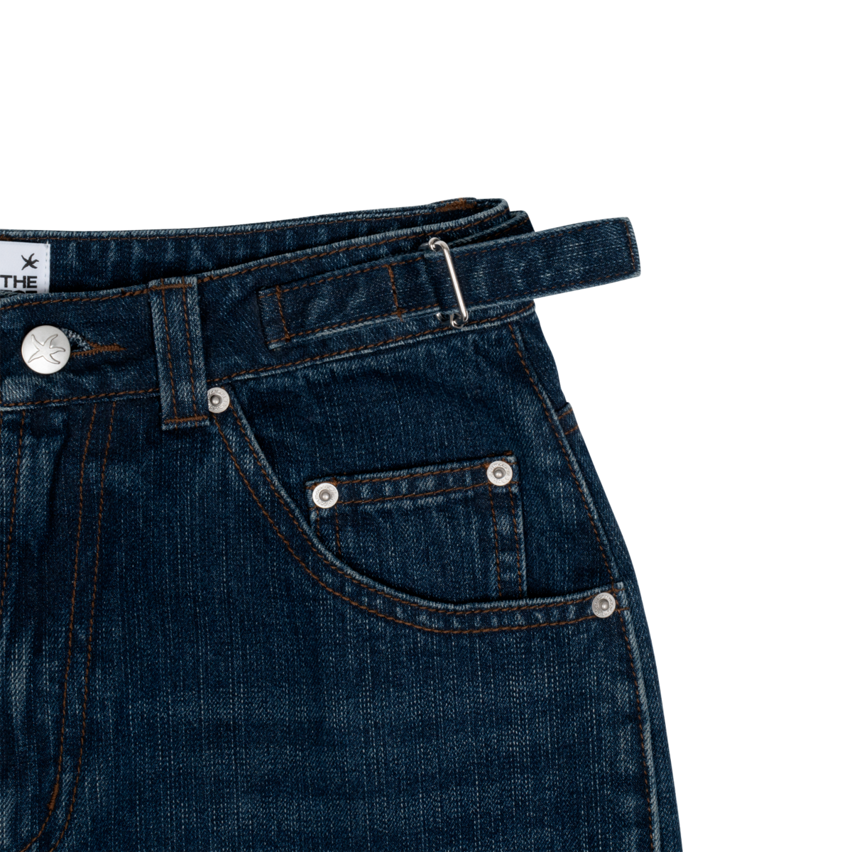 TCM washed denim pants