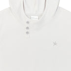 (w) TCM henley neck hooded sleeveless T
