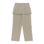(w) TCM skirt layered button pants