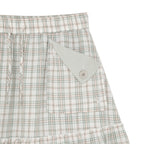 (w) TCM frill pocket check skirt