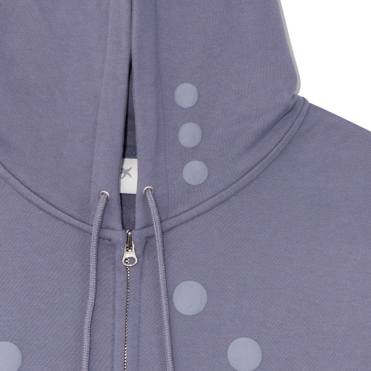 TCM dot hooded zip-up