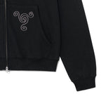 TCM snail hooded zip up