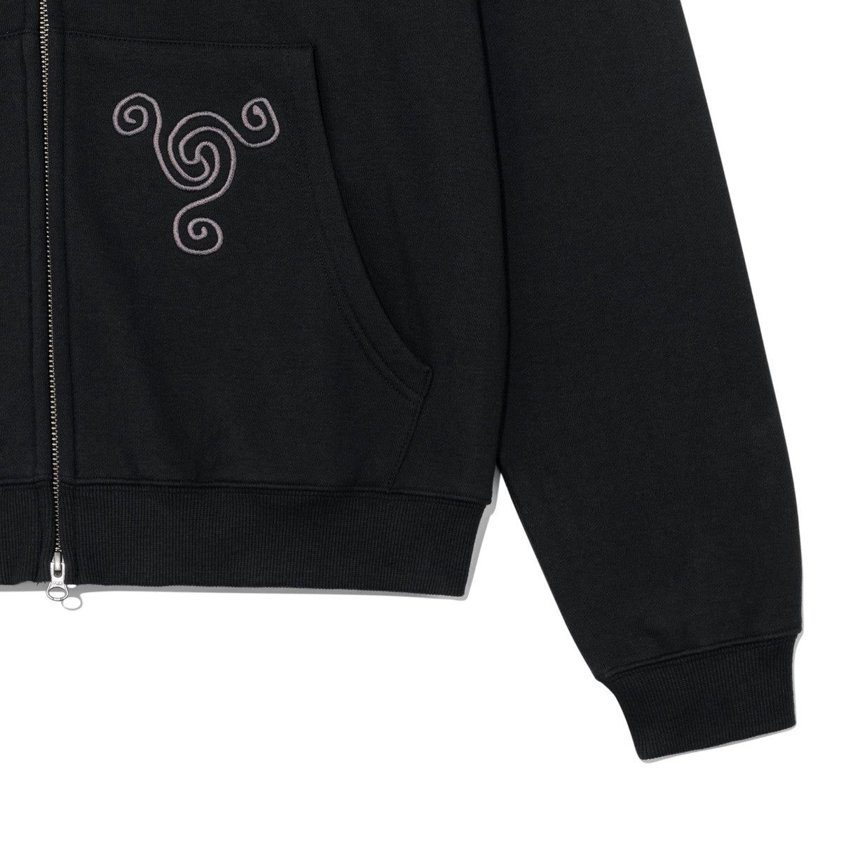 TCM snail hooded zip up
