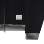 TCM snow stripe hooded zip-up