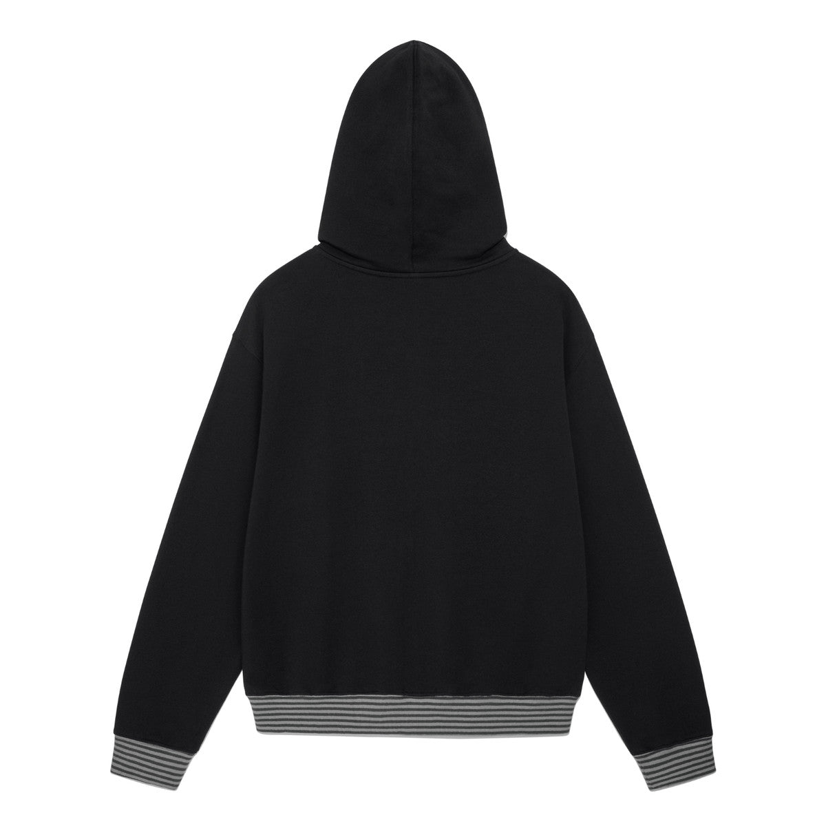 TCM snow stripe hooded zip-up