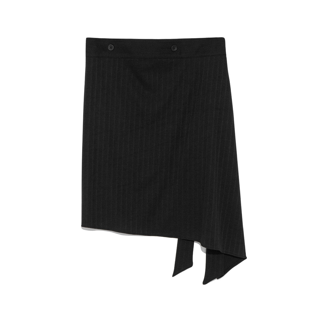 (w) TCM button layered skirt