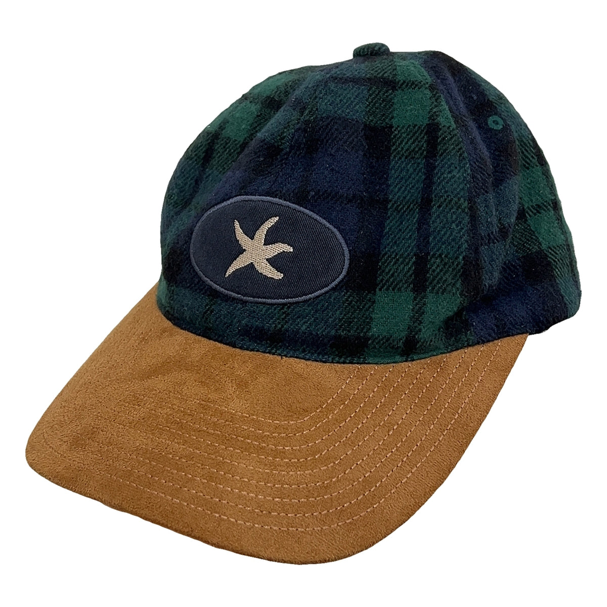 TCM check logo cap (green)