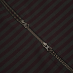 TCM stripe hooded zip-up