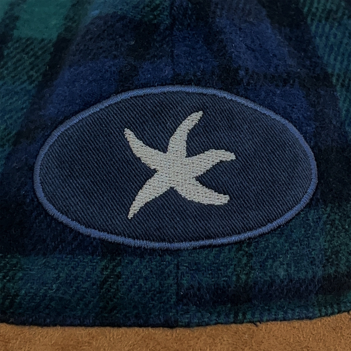 TCM check logo cap (green)