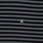 TCM stripe hooded zip-up