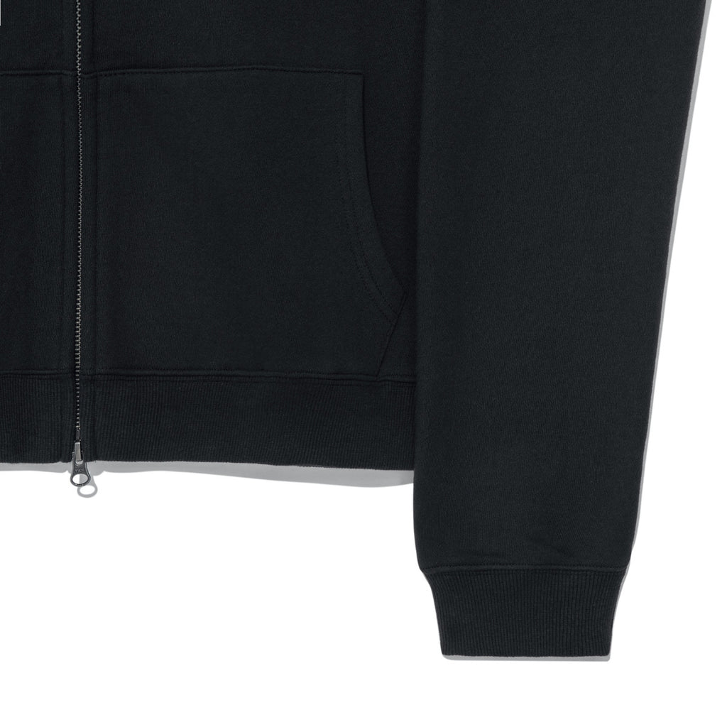TCM note hooded zip-up