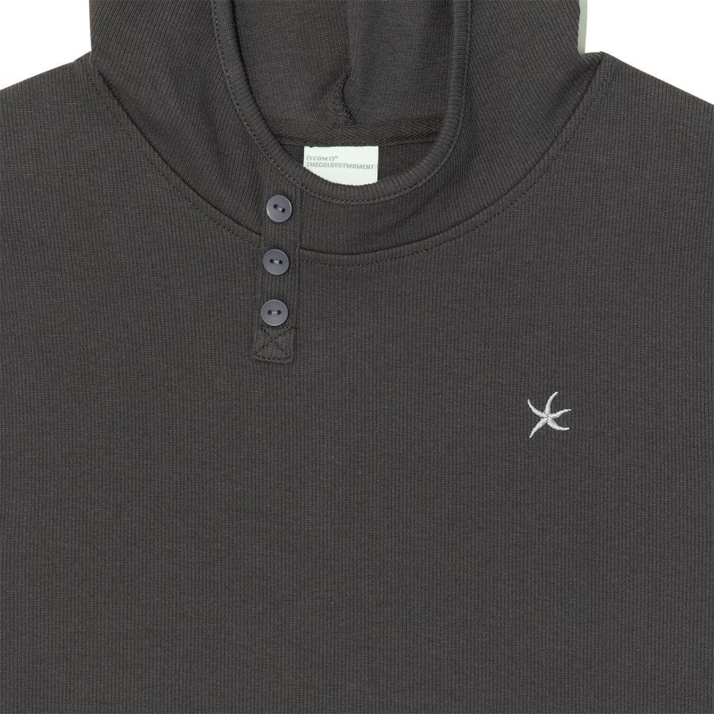 (w) TCM henley neck hooded sleeveless T