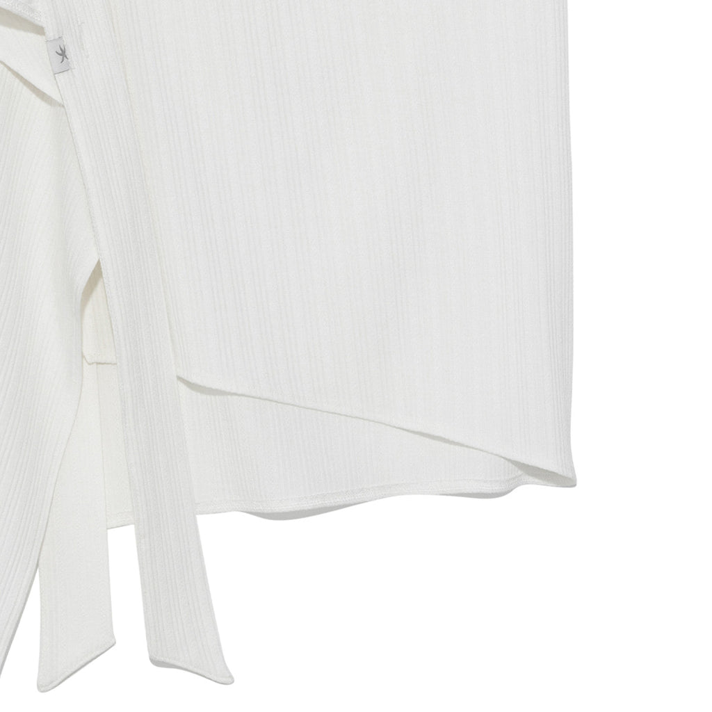 (w) TCM button layered skirt