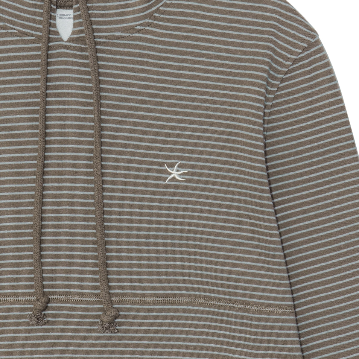 TCM contrast stripe hoodie