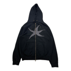 TCM starfish hooded zip-up
