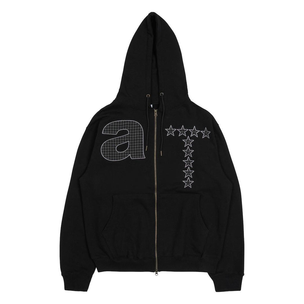 TCM at hooded zip-up
