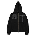 TCM at hooded zip-up