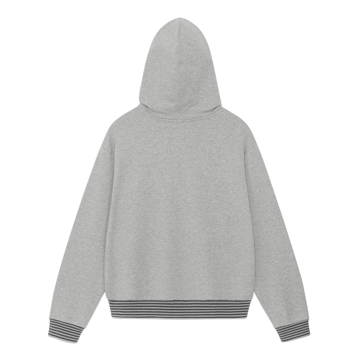 TCM snow stripe hooded zip-up