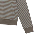 TCM contrast stripe hoodie