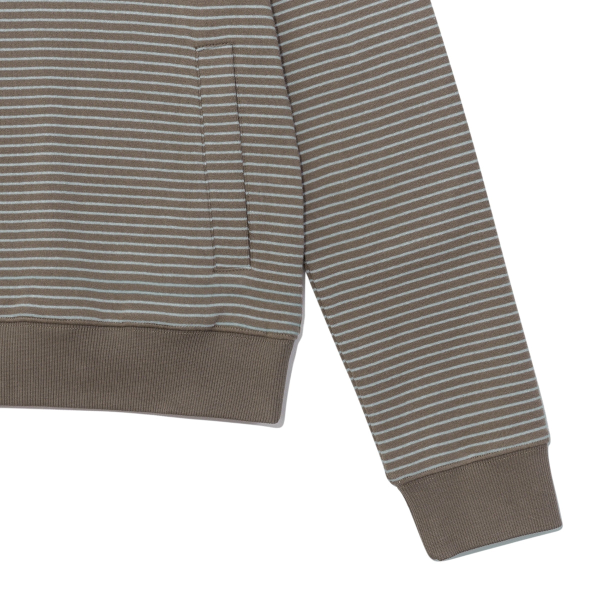 TCM contrast stripe hoodie