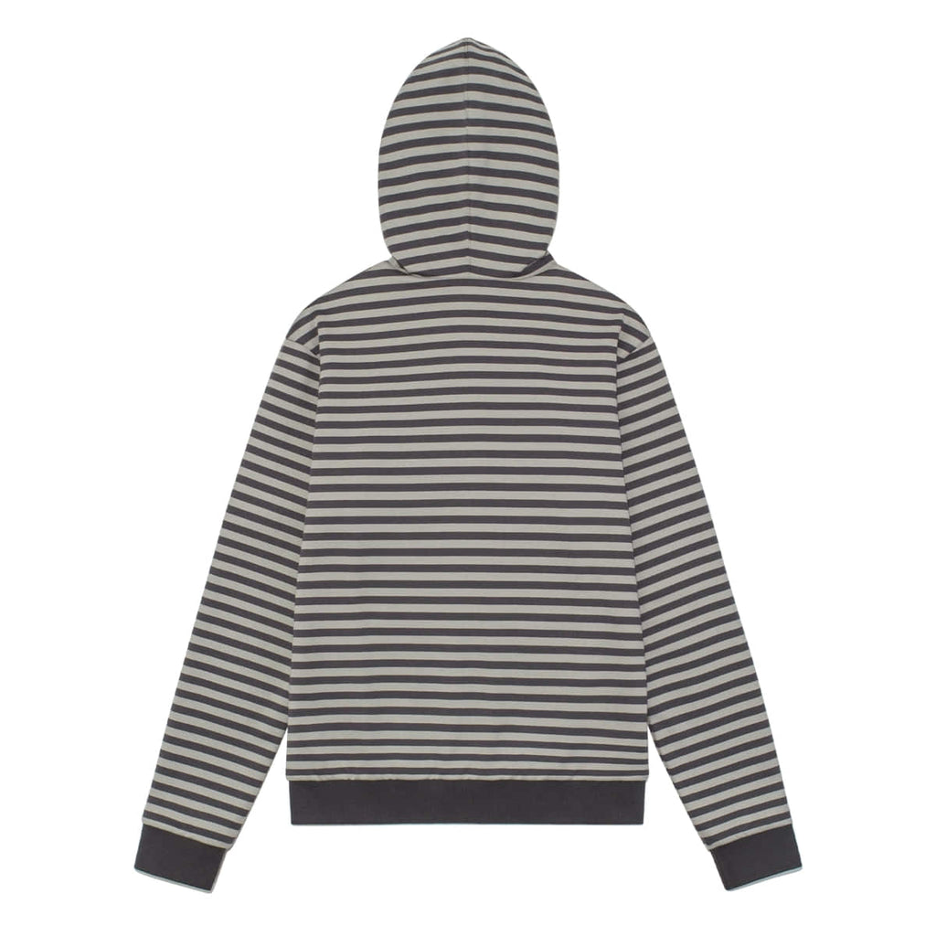 TCM reversible stripe hooded zip-up