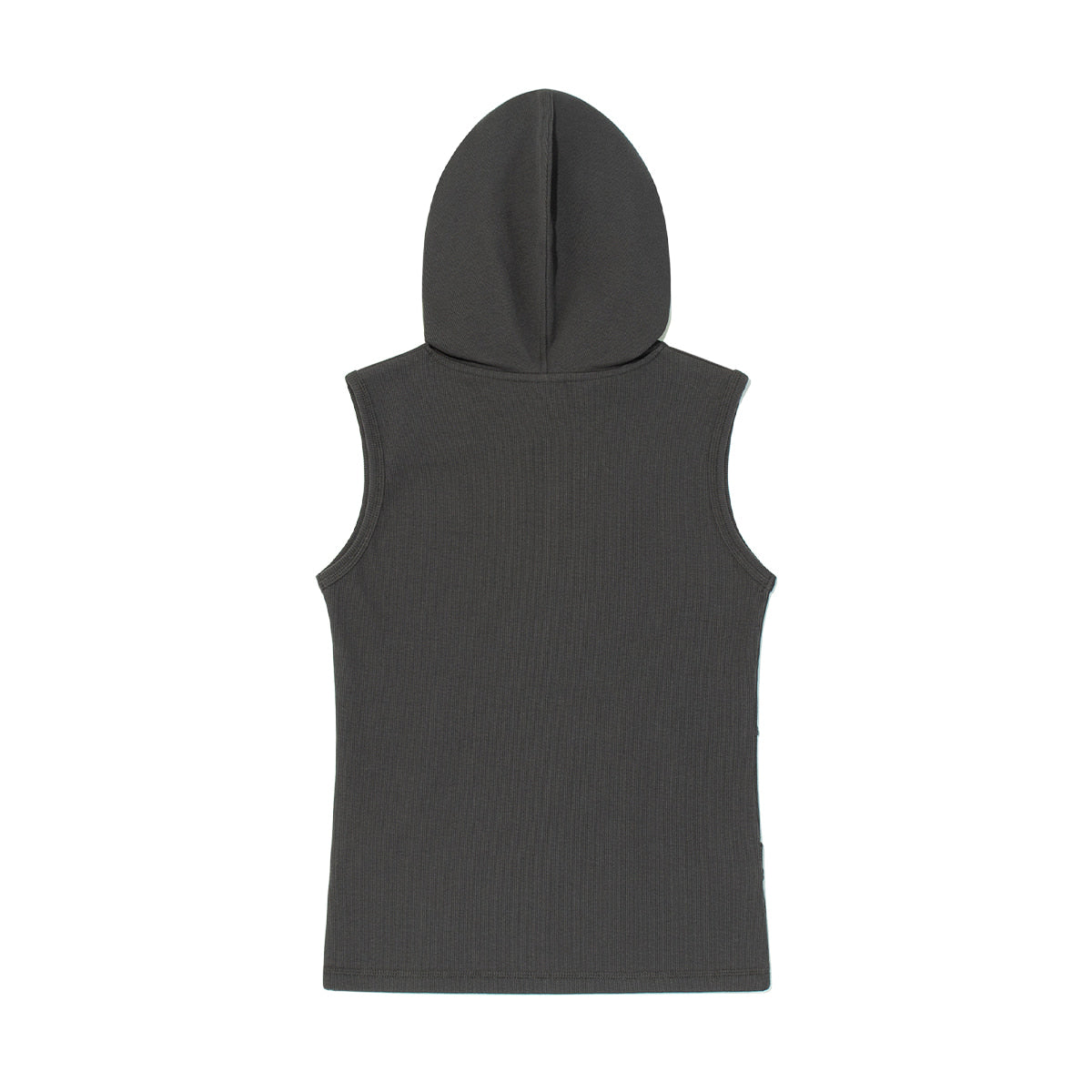 (w) TCM henley neck hooded sleeveless T