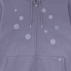 TCM dot hooded zip-up