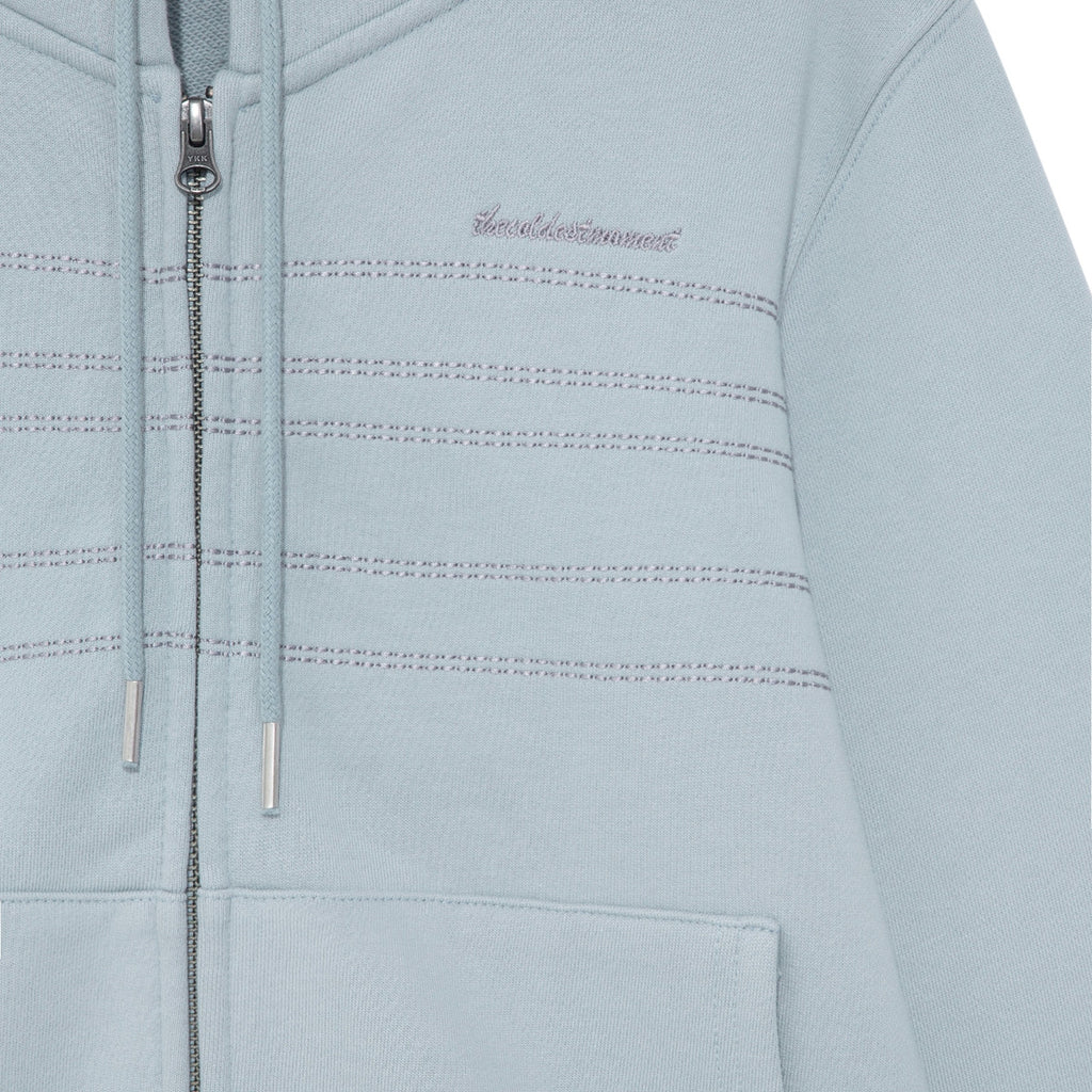 TCM note hooded zip-up