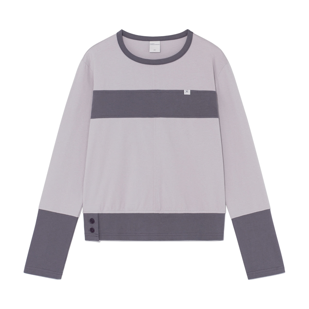 TCM color block line long sleeve
