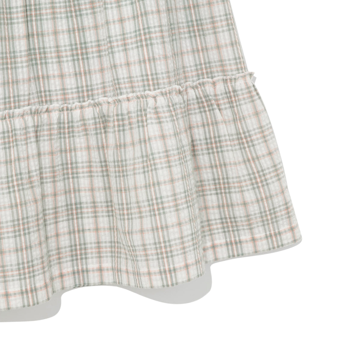 (w) TCM frill pocket check skirt