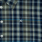 TCM mini logo check half shirts