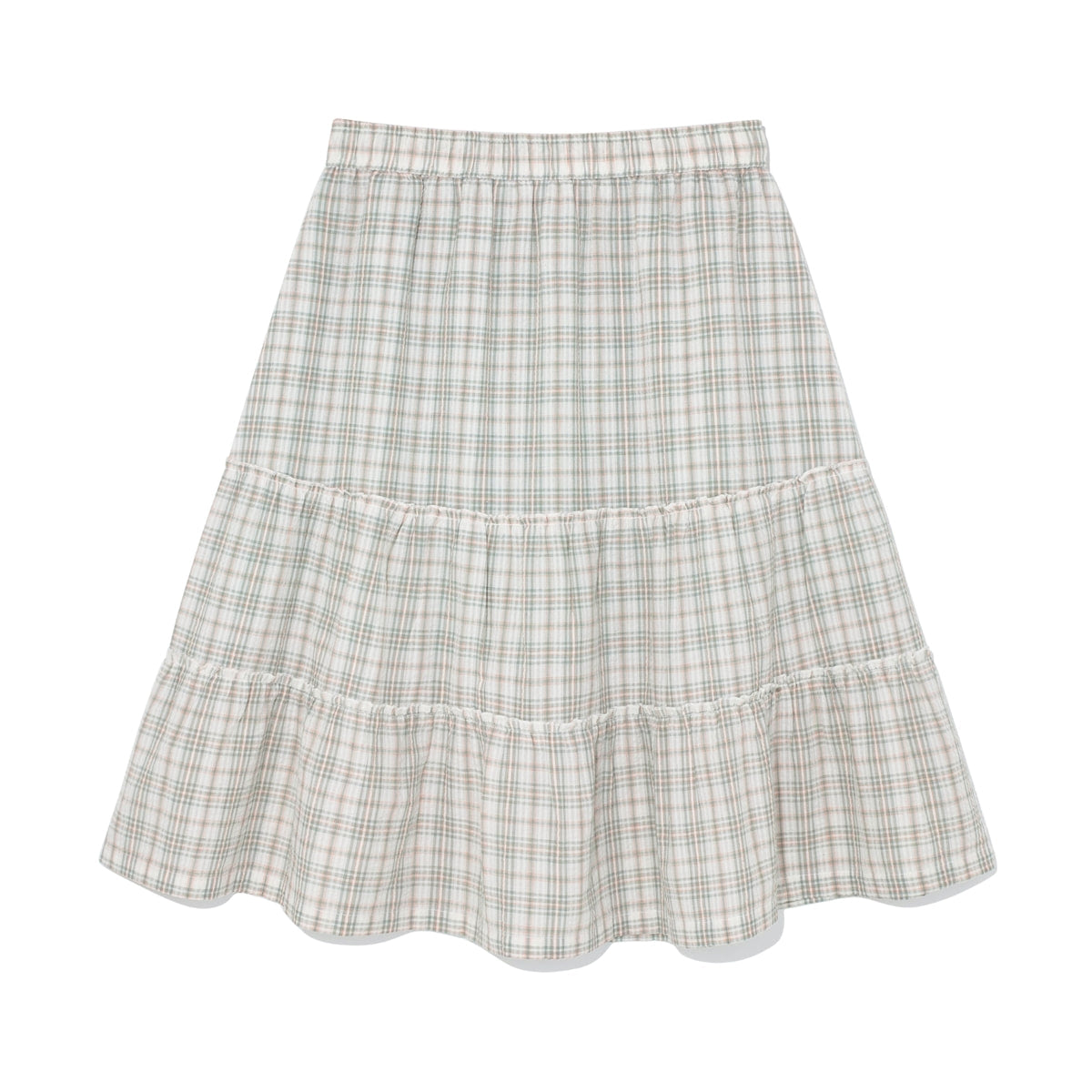 (w) TCM frill pocket check skirt