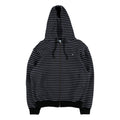 TCM stripe hooded zip-up