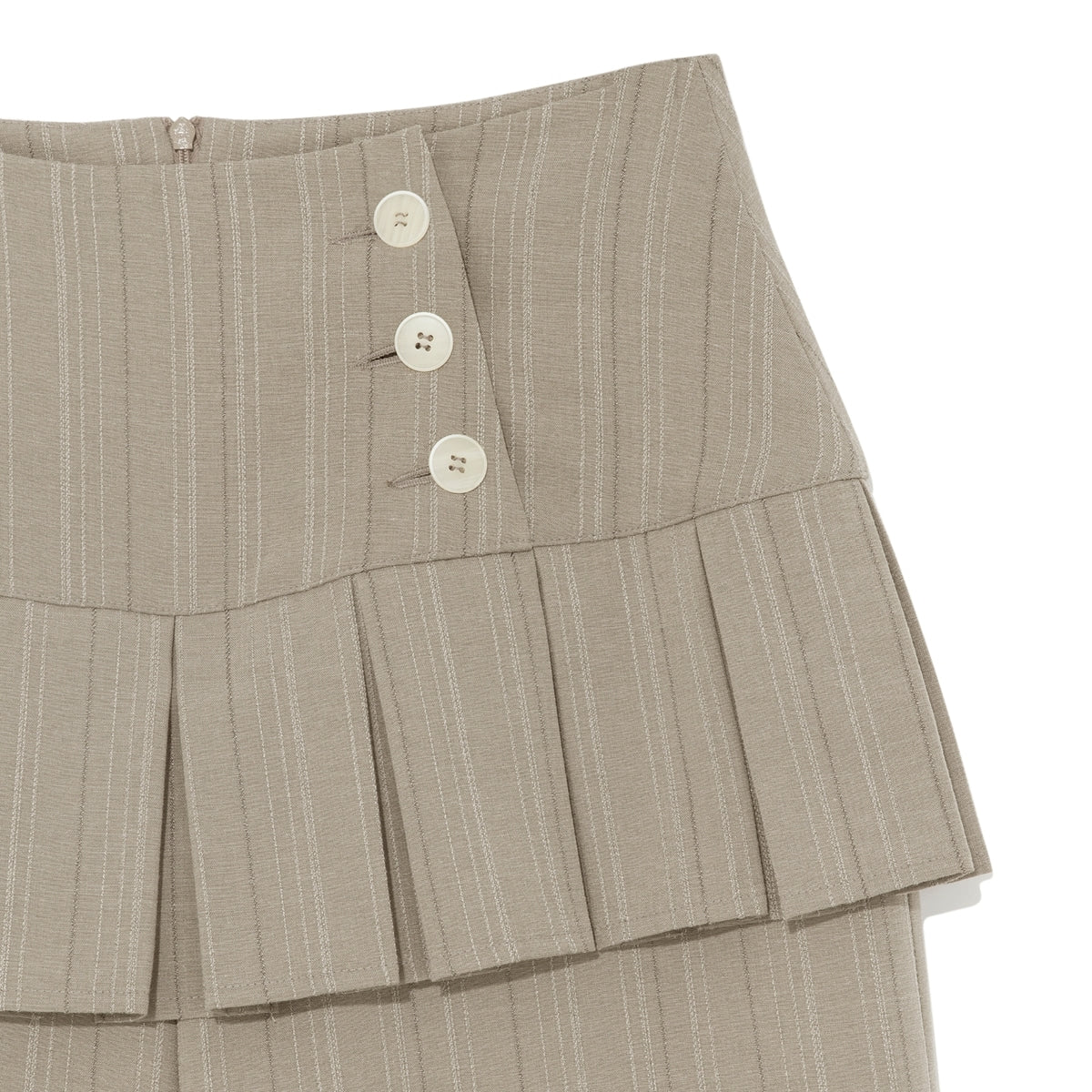 (w) TCM skirt layered button pants