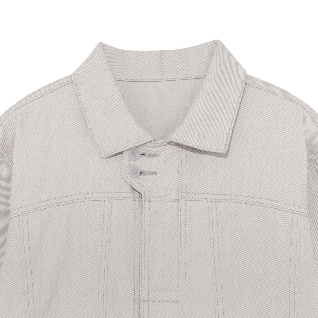 TCM double‑button trucker jacket
