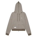 TCM stripe standard hooded zip-up