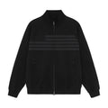 TCM flag sweat jersey zip-up