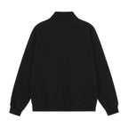 TCM flag sweat jersey zip-up