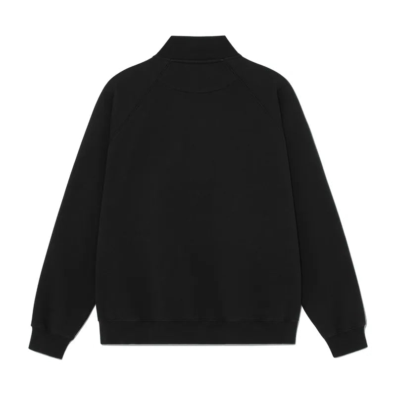 TCM flag sweat jersey zip-up