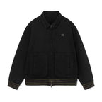 TCM mini logo pocket work jacket (black)