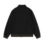 TCM mini logo pocket work jacket (black)