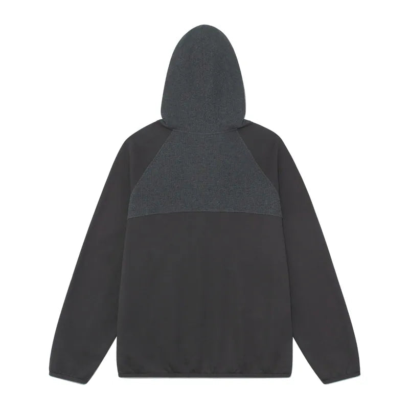 TCM curved button waffle jacket