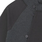 TCM curved button waffle jacket