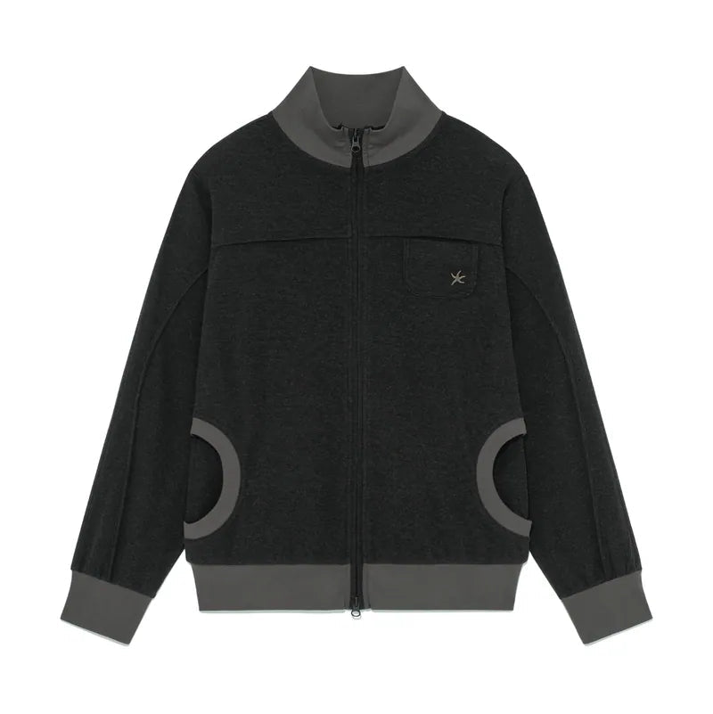 TCM cozy line jersey zip-up